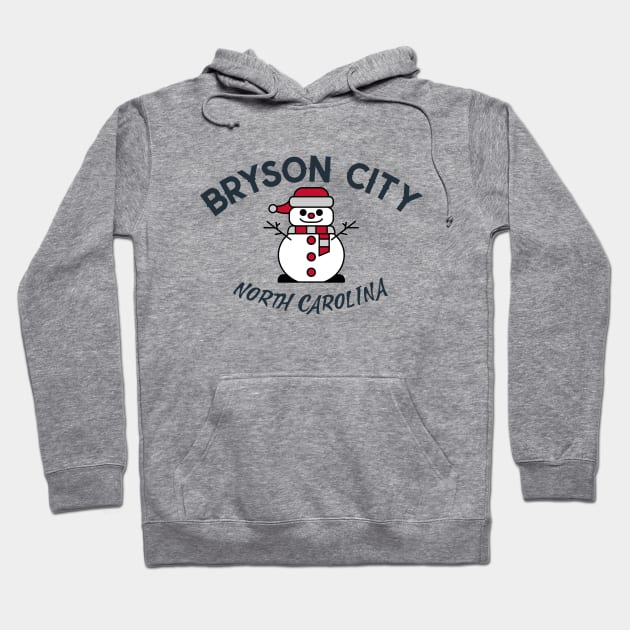 Bryson City, North Carolina Winter Hoodie by Mountain Morning Graphics